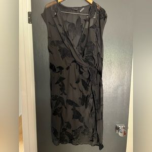 NEW AllSaints Kelso Black Lux Dress Womens Size 6 US NWT